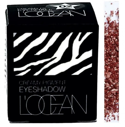 L'OCEAN     ,  17 Lucy Burgundy, Creamy Pigment Eye Shadow