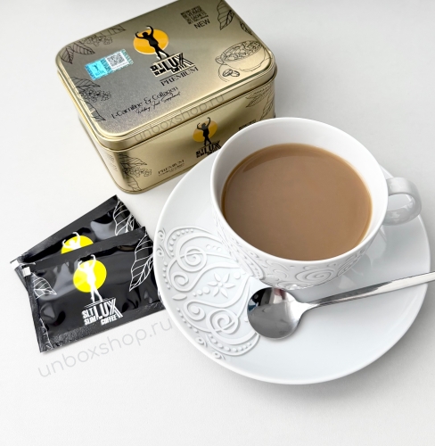 [������] Lux Coffee �������� ���� ��� ��������� �������, 30 ���� SLT Slim Lux Coffee Premium L-carnitine&Collagen NEW, 30 sachets ���� 2