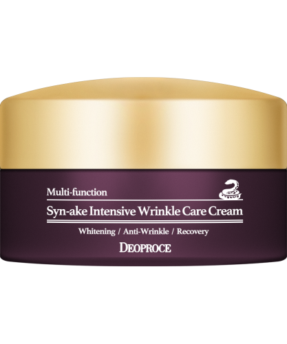 Deoproce Крем для лица со змеиным пептидом антивозрастной  Syn-ake intensive wrinkle care cream