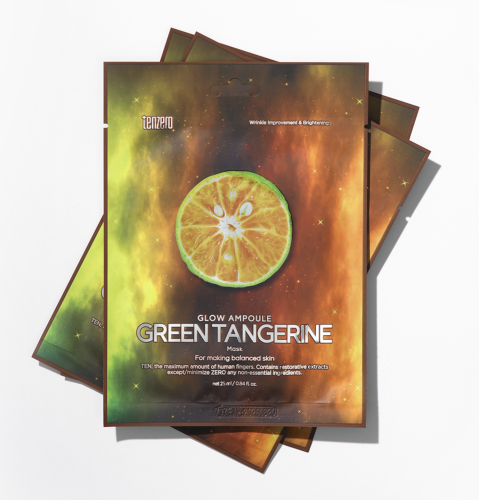 Tenzero       , Glow Ampoule Green Tangerine Mask  2