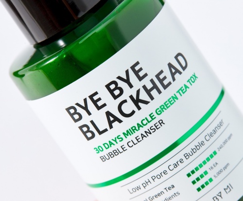 Some by mi  -       Bye Bye blackhead 30 days miracle green tea tox bubble cleanser  5