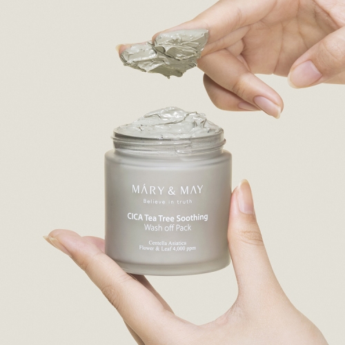 Mary&May ��������� �������� ����� � ��������� � ������ �������  CICA Tea Tree Soothing Wash Off Pack ���� 4
