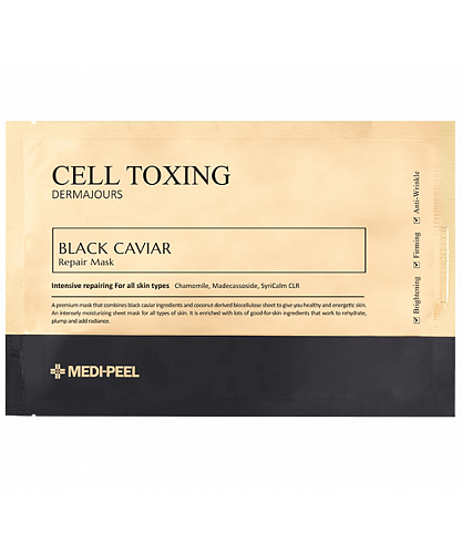 MEDI-PEEL          Cell Toxing Dermajours Black Caviar Repair Mask