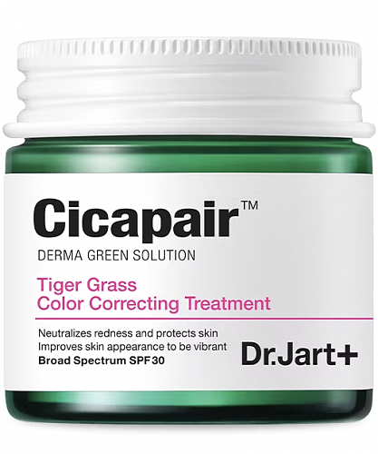 Dr.Jart+ Дневной СС-крем корректор для лица с центеллой азиатской Cicapair Tiger grass color correcting treatment SPF30