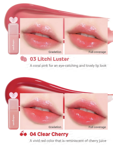 Colorgram     ,  04 Clear Cherry, Juicy Drop Tint  5