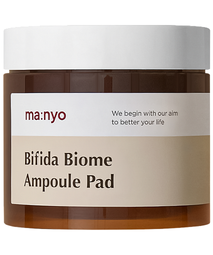Ma:nyo Ампульные пэды с бифидобактериями и кислотами, 70 шт  Bifida Biome Ampoule Pad