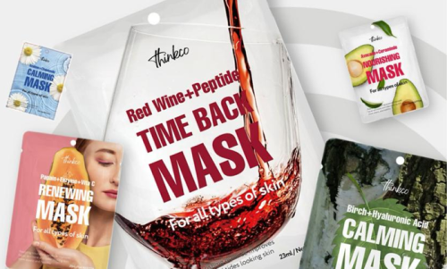 Thinkco        (), Red Wine + Peptide Time Back Mask Pack  2