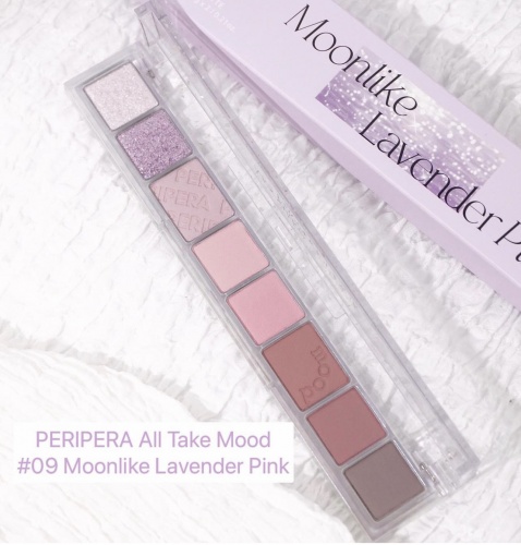 Peripera   8 ,  09 MoonLike Lavender Pink,  All Take Mood Palette  4