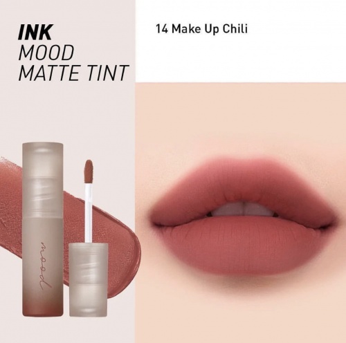 Peripera  -  ,  14 Make Up Chili  Ink Mood Matte Tint  7