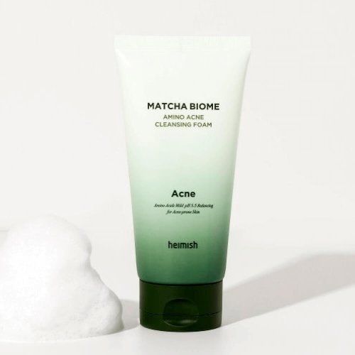 Heimish ����� ��� �������� � ���� ����� � ������������ ����-����, Matcha Biome Amino Acne Cleansing Foam ���� 4