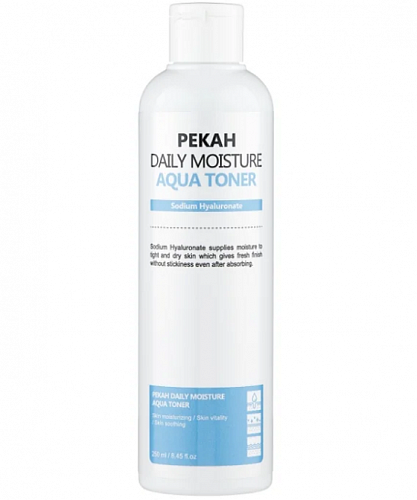 Pekah Тонер для лица и гиалуроновой кислотой  Daily moisture aqua toner sodium hyaluronate