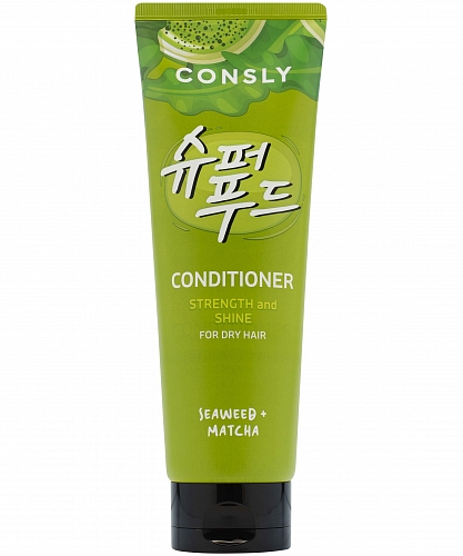 Consly Кондиционер для волос с водорослями и чаем Матча  Seaweed+matcha Conditioner Strength and Shine