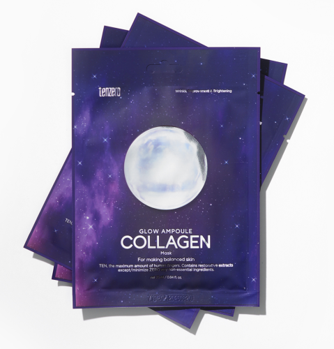 Tenzero       , Glow Ampoule Collagen Mask  2