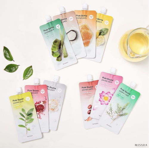 Missha Мягкая пилинг-маска с экстрактом риса, Pure Source Pocket Pack Rice фото 2