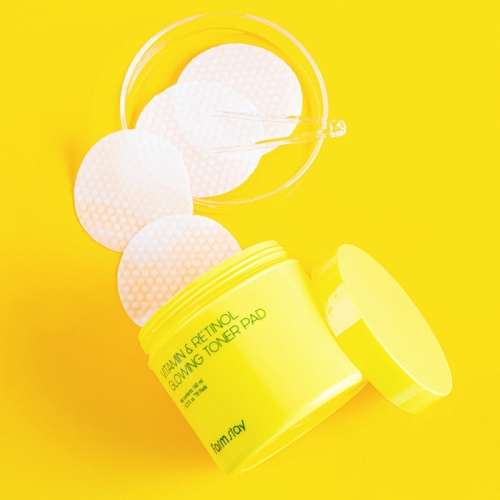 FarmStay -     , 70 , Vitamin&Retinol Glowing Toner Pad   5
