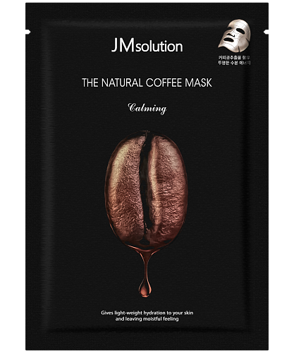 JMsolution Тканевая маска с кофе арабика  The Natural Coffee Mask Calming