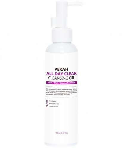 Pekah Гидрофильное масло с кислотами  All day clear cleansing oil