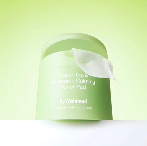 By Wishtrend ������������� ���� � ���������� � ������ ���� (70 ��), Green Tea & Ceramide Calming Toner Pad ���� 2
