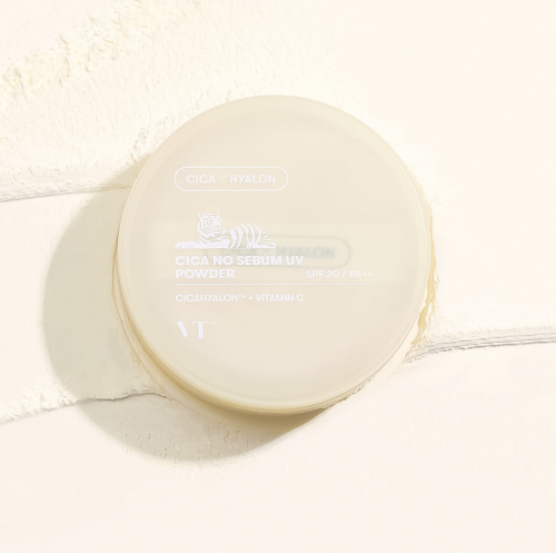 VT        , Cosmetics Cica No Sebum UV Powder SPF20 PA++  4