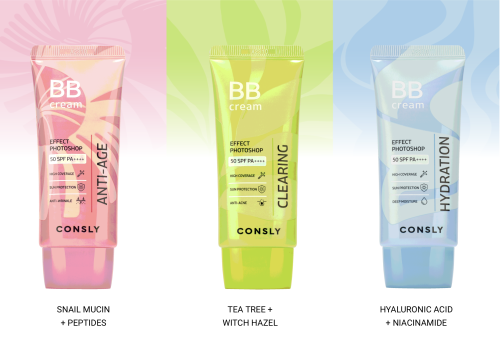 Consly  BB-      ( ), Clearing BB Cream Effect Photoshop SPF50 PA++++  3