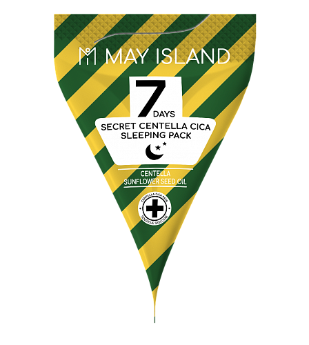May island Ночная маска для лица с центеллой пирамидка  7 days secret centella cica sleeping pack