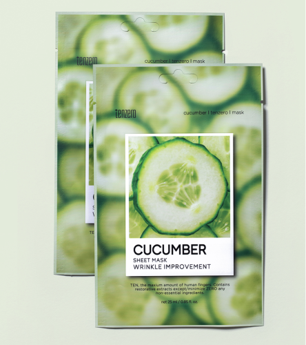 Tenzero      , Cucumber Sheet Mask  6