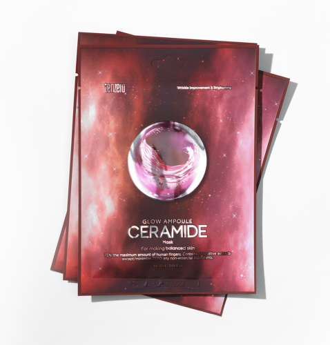 Tenzero       , Glow Ampoule Ceramide Mask  5