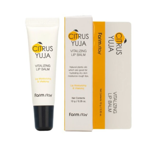 [����] FarmStay ������� ��� ��� � �������� ���� � ������ ������, Citrus Yuja Vitalizing Lip Balm