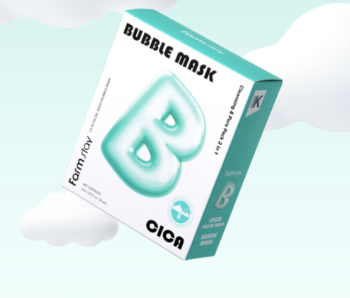 FarmStay        ( ), Cica Facial Wash Bubble Mask  9