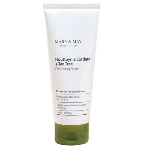 Mary&May ����� ��� �������� � ����������� � ������ �������, Houttuynia Cordata + Tea Tree Cleansing Foam