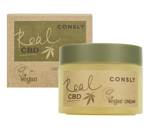 Consly Балансирующий крем с маслом конопли и ниацинамидом, Vegan «Real CBD» Balancing Purifine CBD Squalane Cream Consly Балансирующий крем с маслом конопли и ниацинамидом, Vegan «Real CBD» Balancing Purifine CBD Squalane Cream