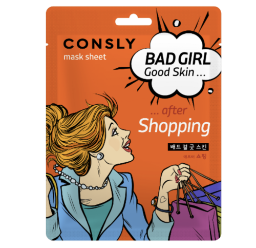Consly �������� ����� "����� ��������� �������", Bad Girl Good Skin After Shopping Mask Sheet