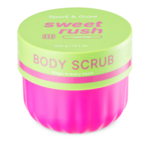 Spark&Glow ����� ��� ���� � �������� ������������ �������, Sweet Rush Velvet Haze Body Scrub