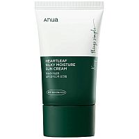 Anua     , Heartleaf Silky Moisture Sun Cream SPF50+ PA++++