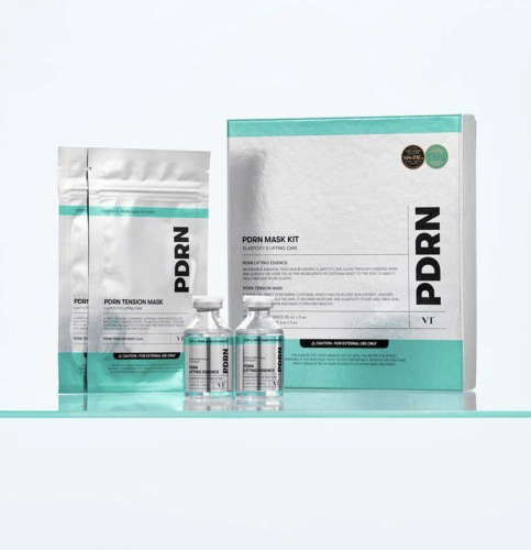 VT ����� ����������� �������� �������-����� � ���� � ���������, Cosmetics PDRN Mask Kit ���� 4