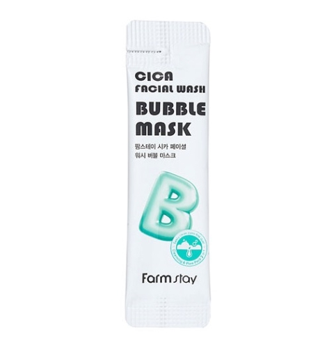 FarmStay        ( ), Cica Facial Wash Bubble Mask