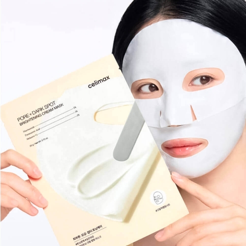 Celimax �������� ����-����� ������ ����������� � ����-����, Pore+Dark Spot Brightening Cream Mask ���� 4