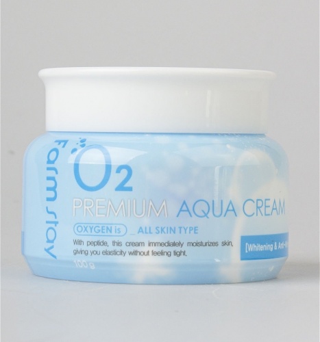 FarmStay Гель-крем для лица увлажняющий кислородный  O2 Premium aqua cream фото 3