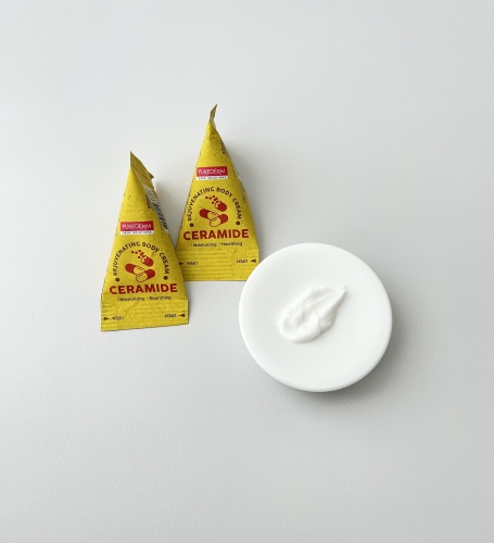 Purederm Крем для тела с церамидами пирамидка  Rejuvenating body cream ceramide фото 3