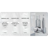 Skin&Lab Набор пробников бестселлеров, 3 средства, Vegan Active Sample Kit
