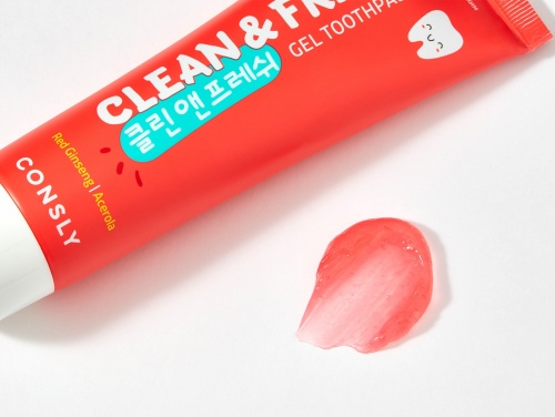 Consly      +    Clean&fresh gel toothpaste red ginseng & acerola  2