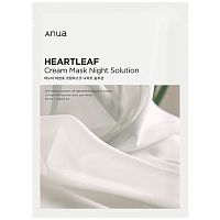 Anua   -     , Heartleaf Cream Mask Night Solution