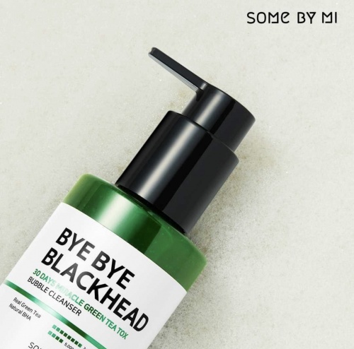 Some by mi  -       Bye Bye blackhead 30 days miracle green tea tox bubble cleanser  8