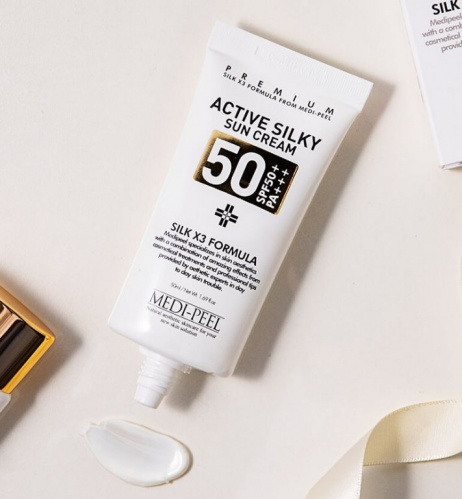 MEDIPEEL      ,  Active silky sun cream SPF50+ PA+++  8