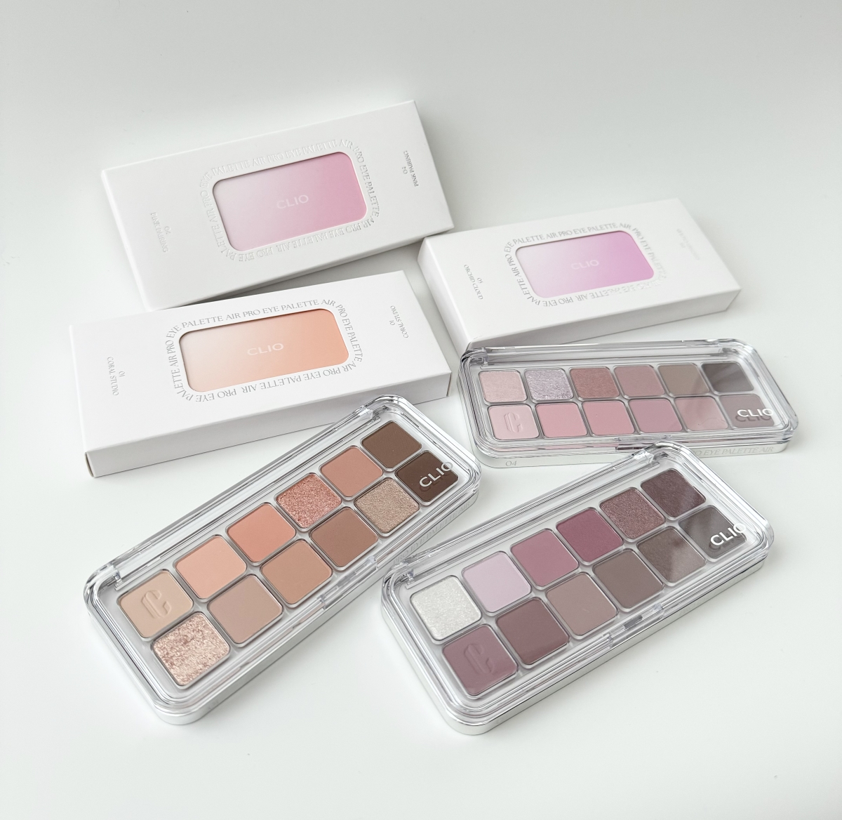 Купить Clio Палетка теней для век 12 цветов, оттенок 01 Coral Studio, Pro  Eye Palette Air в интернет-магазине корейской косметики UNBOXSHOP