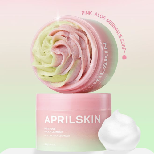 APRILSKIN  -   c  , Pink Aloe Pack Cleanser  3