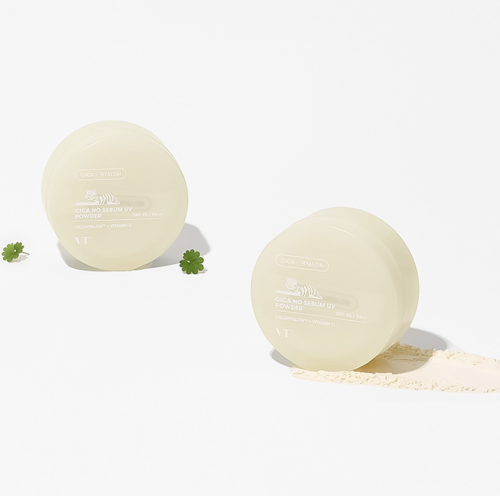 VT        , Cosmetics Cica No Sebum UV Powder SPF20 PA++  3