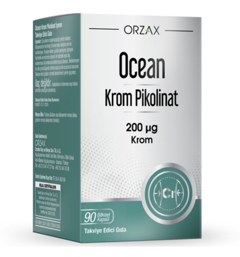 [] Orzax   , 90 , Chromium Picolinate Krom Pikolinat 200