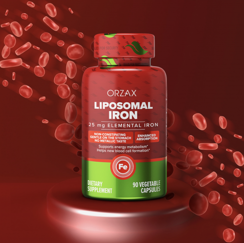 [] Orzax   , 90   Liposomal Iron Dietary Supplement  8
