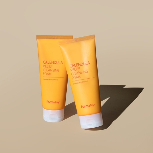 FarmStay      , Calendula Relief Cleansing Foam  5